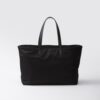 Prada Re-Edition 1978 Large Re-Nylon And Saffiano Tote Bag Black For Women 16.9 Inches/ 43 Cm 1BG527_R064_F0002_V_OOO - Image 5