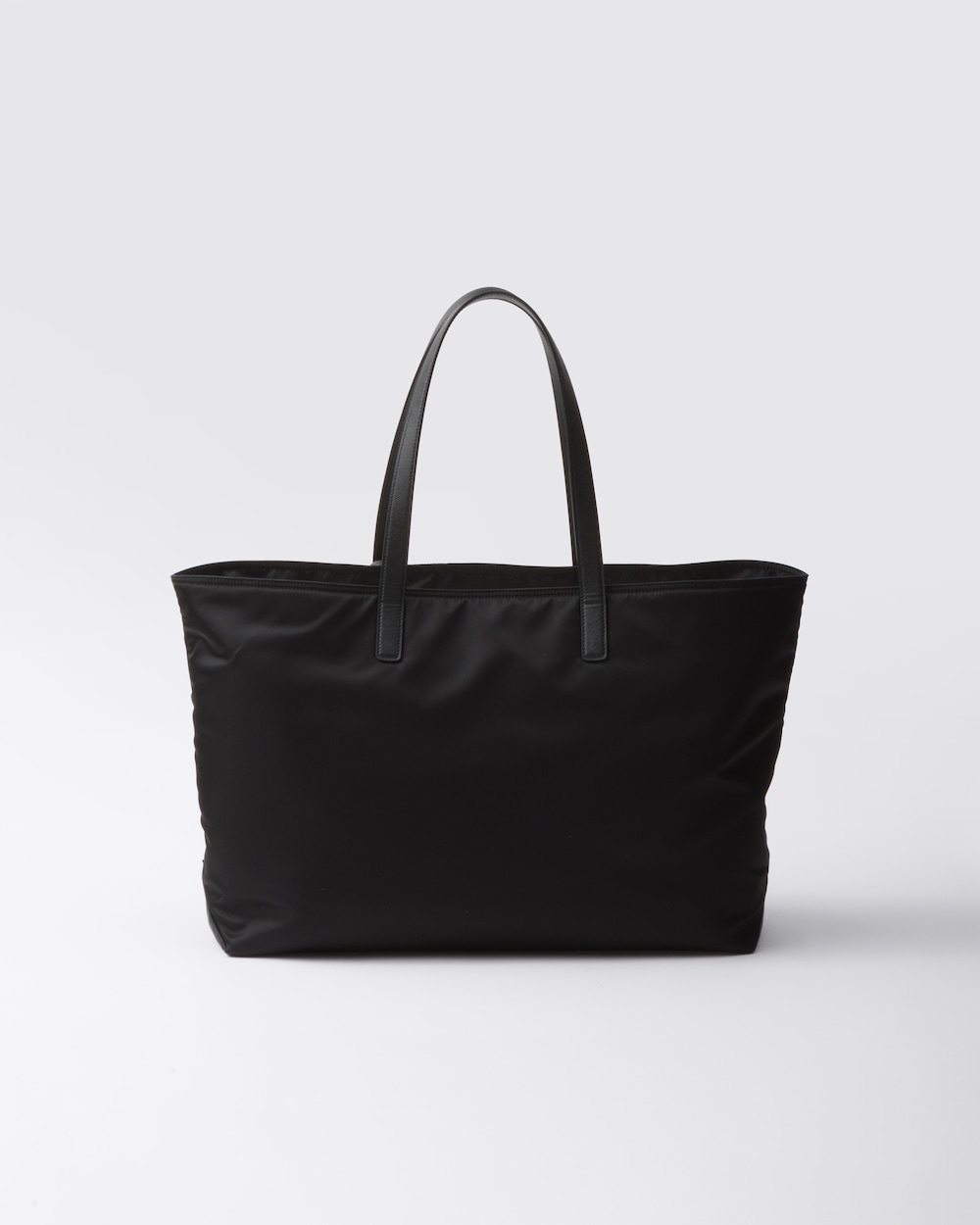 Prada Re-Edition 1978 Large Re-Nylon And Saffiano Tote Bag Black For Women 16.9 Inches/ 43 Cm 1BG527_R064_F0002_V_OOO - Image 5