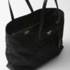 Prada Re-Edition 1978 Large Re-Nylon And Saffiano Tote Bag Black For Women 16.9 Inches/ 43 Cm 1BG527_R064_F0002_V_OOO - Image 4
