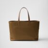 Prada Re-Edition 1978 Large Re-Nylon And Saffiano Tote Bag Beige For Women 16.9 Inches/ 43 Cm 1BG527_R064_F0594_V_OOO - Image 3