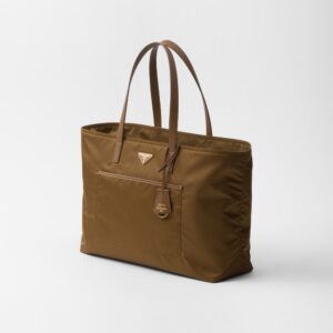 Alternative view of Prada Re-Edition 1978 Large Re-Nylon And Saffiano Tote Bag Beige For Women 16.9 Inches/ 43 Cm 1BG527_R064_F0594_V_OOO
