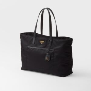Alternative view of Prada Re-Edition 1978 Large Re-Nylon And Saffiano Tote Bag Black For Women 16.9 Inches/ 43 Cm 1BG527_R064_F0002_V_OOO