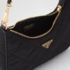 Prada Re-Edition 1995 Chaîne Re-Nylon Mini-Bag Black For Women 1BC204_2AOS_F0002_V_QOO- 22 Cm/ 8.6 Inches - Image 4