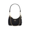 Prada Re-Edition 1995 Chaîne Re-Nylon Mini-Bag Black For Women 1BC204_2AOS_F0002_V_QOO- 22 Cm/ 8.6 Inches