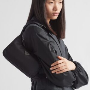 Alternative view of Prada Re-Edition 2005 Mini Bag 8.6in/ 22cm Black Re-Nylon Silver Hardware For Women