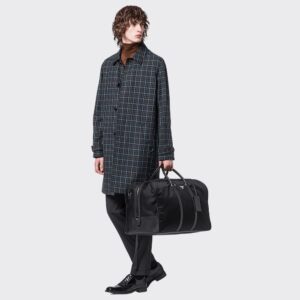 Alternative view of Prada Re-Nylon And Leather Duffle Bag For Men 21.7in/55cm 2VC013_2DMH_F0002_V_SOO