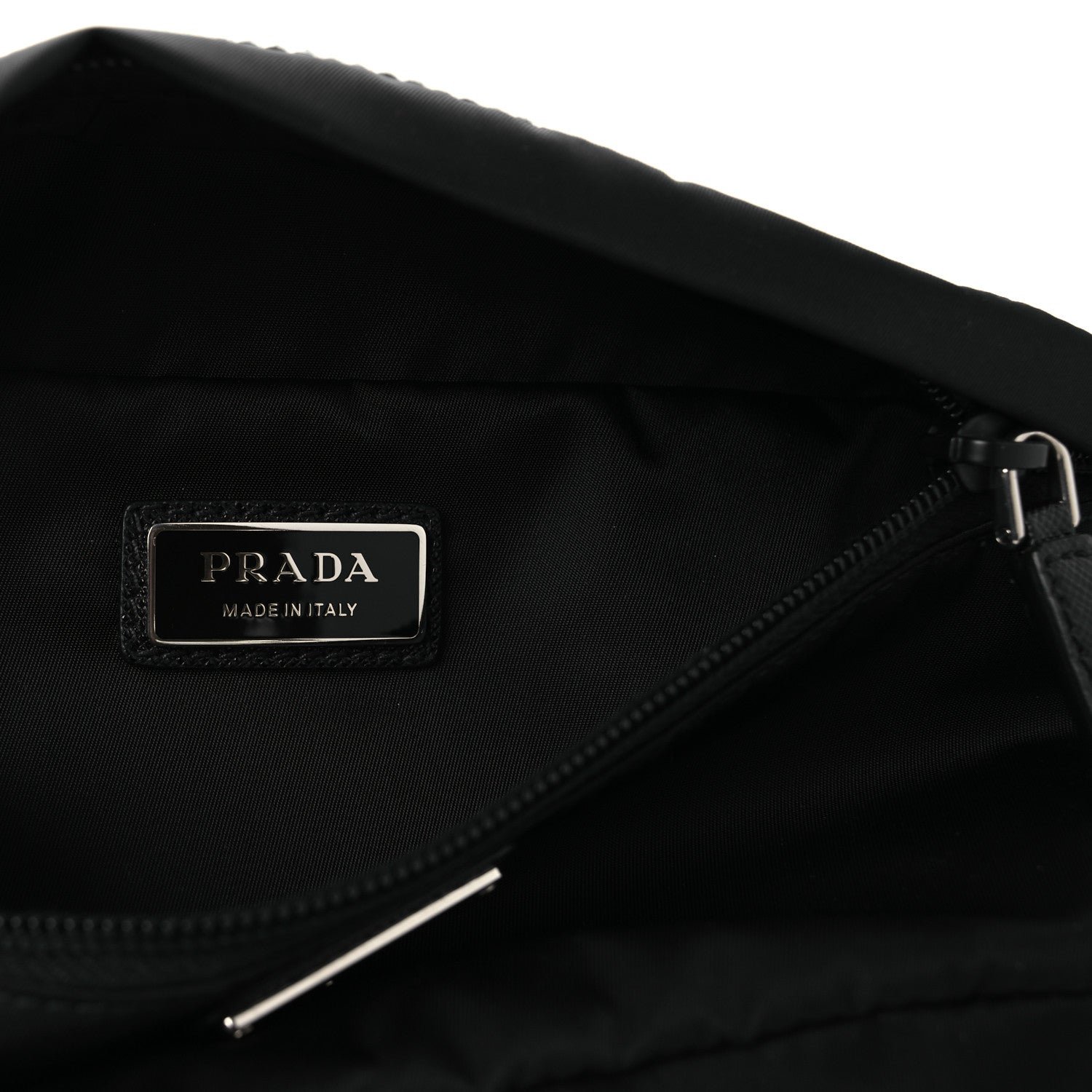 Prada Re-Nylon And Saffiano Belt Bag Black For Women, Women’s Bags 10.2in/26cm 2VL034_2DMG_F0002_V_OOO