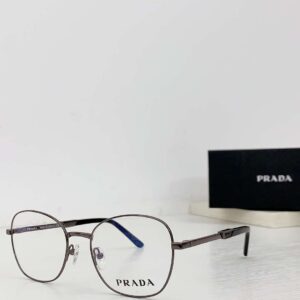 Prada Round Glasses Black For Women