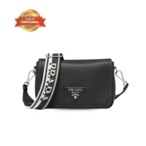 Prada Small Shoulder Bag In Black For Women 9in/ 23cm 1BD314_2DKV_F0002_V_3OO