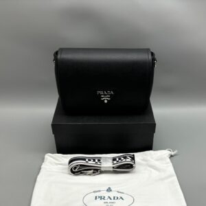 Alternative view of Prada Small Shoulder Bag In Black For Women 9in/ 23cm 1BD314_2DKV_F0002_V_3OO
