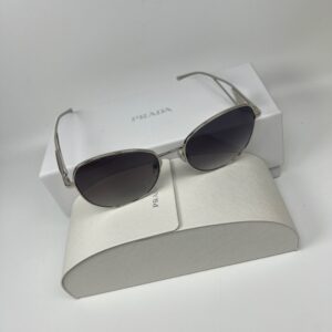 Alternative view of Prada Sunglasses With Triangle Logo Silver For Women