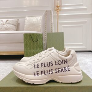Alternative view of Gucci Printed Rhyton Sneaker White For Men 598631-DRW00-9522