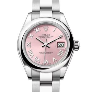 Alternative view of Rolex Lady-Datejust Watch Silver Toned Pink Dial 28mm For Women M279160-0014