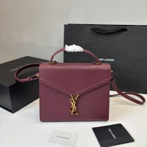 Alternative view of Saint Laurent Cassandra Medium Top Handle Bag Deep Burgundy For Women 9.6in/24.5cm YSL
