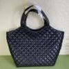 Saint Laurent Icare Maxi Shopping Bag Black For Women 16.9in/43cm 698651AAANG1000 - Image 4