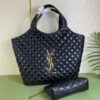 Saint Laurent Icare Maxi Shopping Bag Black For Women 16.9in/43cm 698651AAANG1000 - Image 2