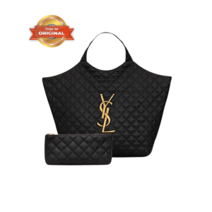 Saint Laurent Icare Maxi Shopping Bag Black For Women 16.9in/43cm 698651AAANG1000