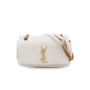 Saint Laurent Jamie Small Crossbody Bag 7.8in/ 20cm White Gold Hardware For Women