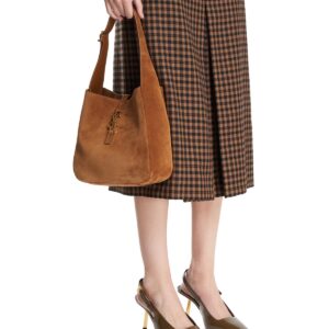 Alternative view of Saint Laurent LE 5 A 7 Small Shoulder Bag 9.1in/ 23cm Caramel Cognac Bronze Hardware For Women 7139381U80W2916