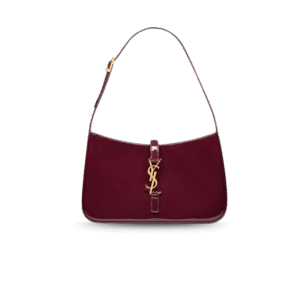 Saint Laurent Le 5 A 7 Shoulder Bag 9in/ 23cm Dark Red Wine Gold Hardware For Women 657228B870W6413