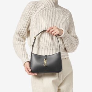 Alternative view of Saint Laurent YSL Small ‘Le 5 À 7 Hobo Bag Black For Women 9in/23cm 6572282R20W1000
