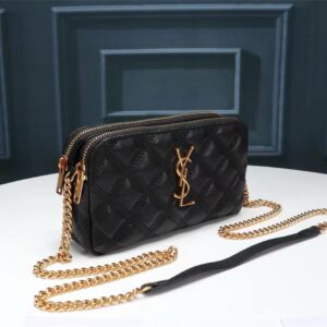 Alternative view of Saint Laurent Becky Crossbody Bag Black For Women 7in/18cm YSL P00533588