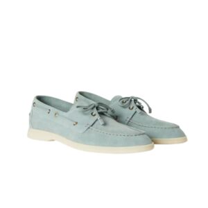 Loro Piana Sea-Sail Walk Loafers Jade Green For Men FAN1317