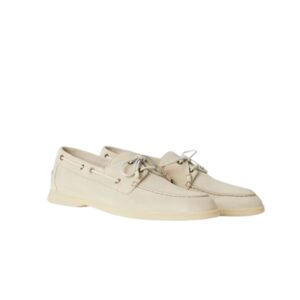 Loro Piana Sea-Sail Walk Loafers Cream For Men FAN1317