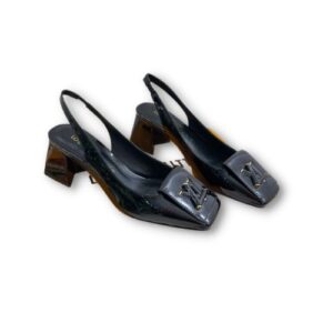 Louis Vuitton Shake Slingback Pump Black For Women 1AB0TR