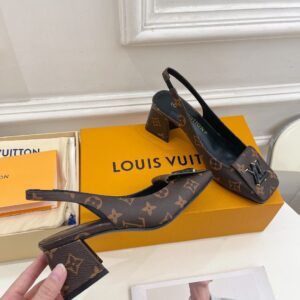 Alternative view of Louis Vuitton Shake Slingback Pump Brown For Women