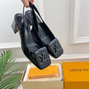 Alternative view of Louis Vuitton Shake Slingback Pump Black For Women 1AB0TR
