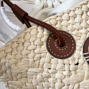 Alternative view of Loewe Small Anagram Basket Bag Beige/Brown For Women 15in / 38cm A223P65X01