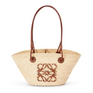 Loewe Small Anagram Basket Bag Beige/Brown For Women 15in / 38cm A223P65X01