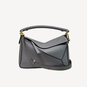 Loewe Small Puzzle Bag Grey For Women 9.4in / 24cm