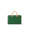 Louis Vuitton Speedy 40 Bandouliere Top Handle Bag 15.7 in/ 40cm Damier Pop Green Gold Hardware For Men N40579 - Image 2