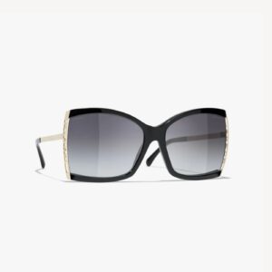 Chanel Square Sunglasses Black For Women A71545 X06081 S2216
