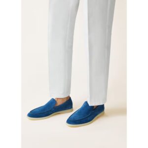 Alternative view of Loro Piana Summer Walk Loafers Blue For Men FAE8124