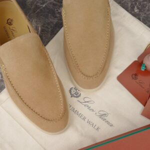 Alternative view of Loro Piana Summer Walk Loafers Light Wood Smoke For Men FAE8124_H755