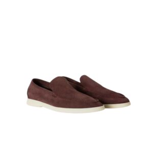 Loro Piana Summer Walk Loafers Dark Brown For Men FAE8124