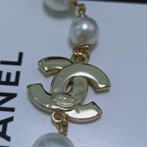 Alternative view of Chanel Three Chanel Iconics Pearl Necklace White For Women