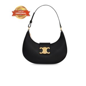 Celine Medium Ava Triomphe Bag Black For Women 114493DGQ.38NO