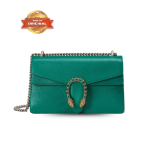 Gucci Dionysus Shoulder Bag 11in/ 28cm Green Palladium Hardware For Women 400249 CAOGX 3120