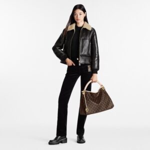 Alternative view of Louis Vuitton Artsy MM Tote Bag 16.1in/ 41cm Monogram Canvas Brown Gold Hardware For Women M44869