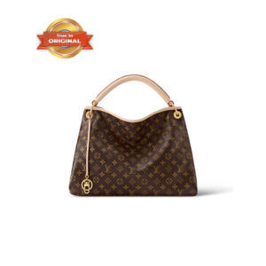 Louis Vuitton Artsy MM Tote Bag 16.1in/ 41cm Monogram Canvas Brown Gold Hardware For Women M44869
