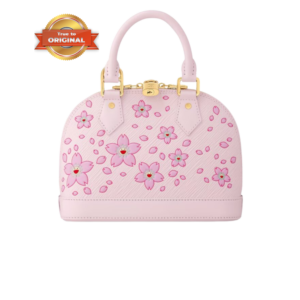 Louis Vuitton LV x TM Alma BB Top Handle Bag 9.3in/ 23.5cm Pink Gold Hardware For Women M13104
