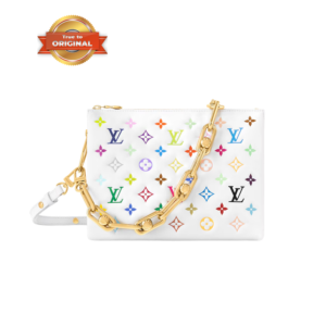 Louis Vuitton LV x TM Coussin PM Shoulder Bag 10in/ 26cm Multicolored Gold Hardware For Women M13233