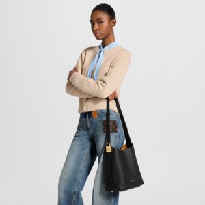 Alternative view of Louis Vuitton Low Key Hobo PM Shoulder Bag 11in/ 28cm Black Gold Hardware For Women M25352