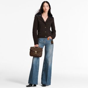 Alternative view of Louis Vuitton Pochette Metis Shoulder Bag 9.8in/ 25cm Brown Gold Hardware For Women M44875