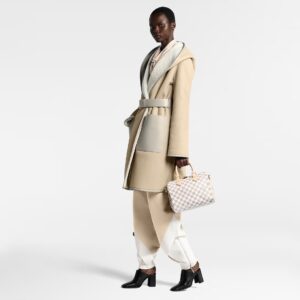 Alternative view of Louis Vuitton Speedy Bandouliere 25 Top Handle Bag 9.8in/ 25cm Damier Azur Canvas Gold Hardware For Women N40608
