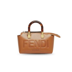 Fendi By The Way Brown Mini Bag For Women 20.5cm/8.1in 8BS067 ABVL F0NYJ